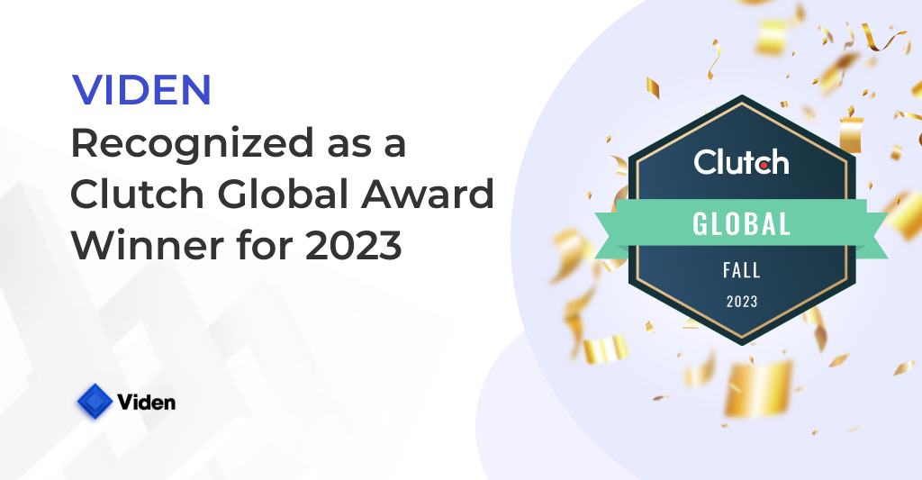 VIDEN Recognized as a Clutch Global Award Winner for 2023