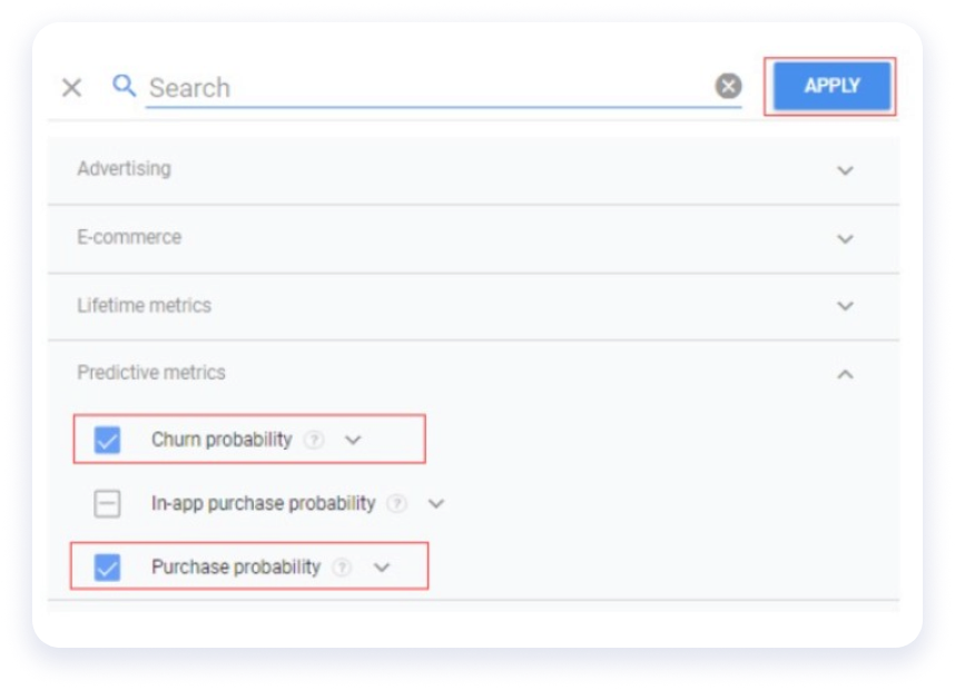 Churn and purchase probability